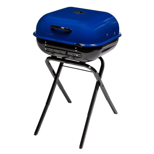 Americana Walk-A-Bout 2.0 portable charcoal grill with Ocean Blue lid – view 2