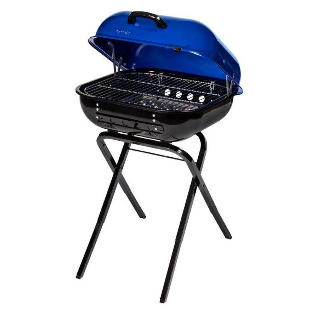 Americana Walk-A-Bout 2.0 portable charcoal grill with Ocean Blue lid – view 4