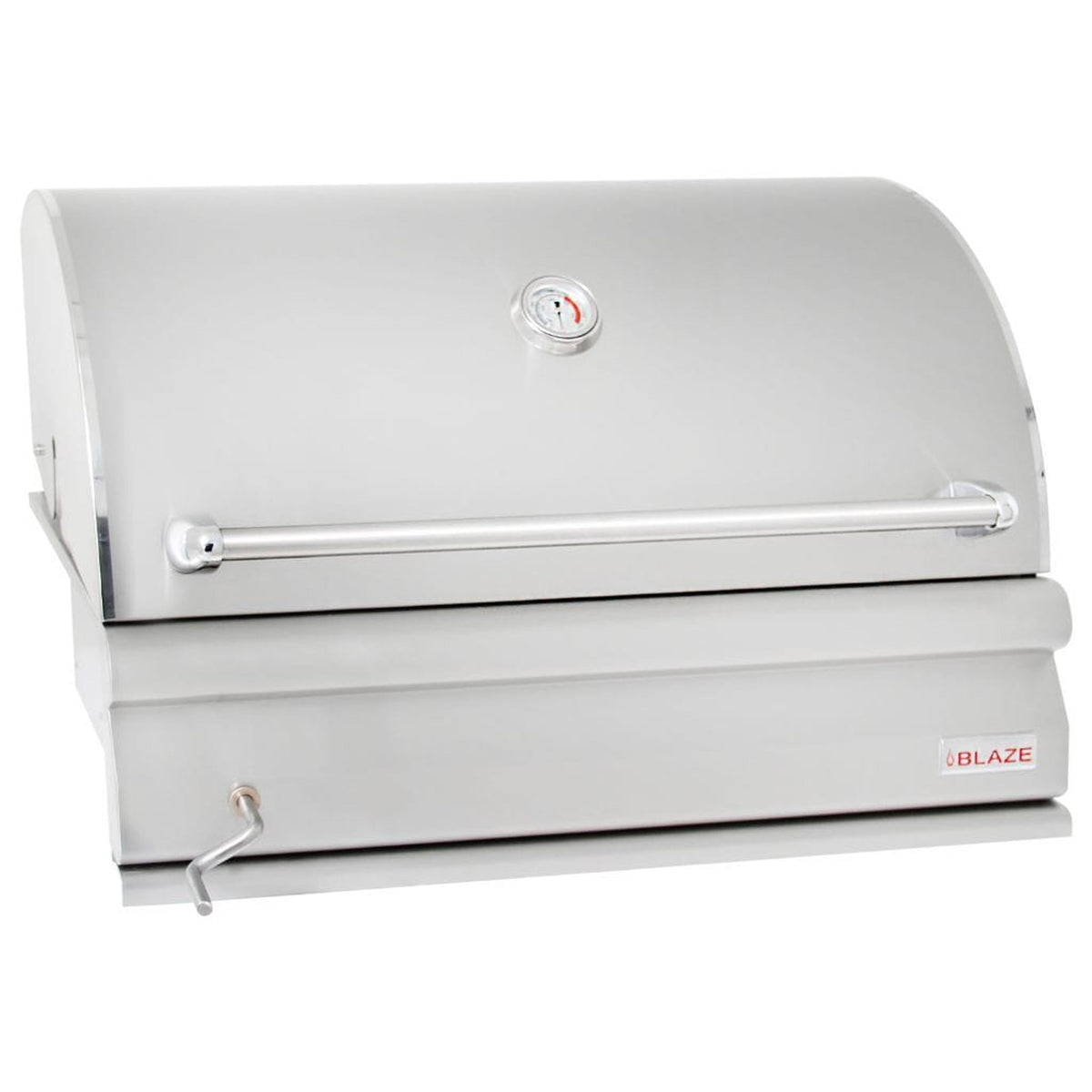 Blaze 32 inch stainless steel built-in charcoal grill – view 2