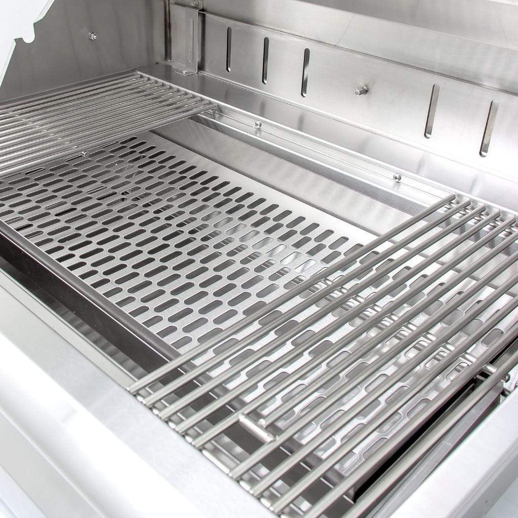 Blaze 32 inch stainless steel built-in charcoal grill – view 5