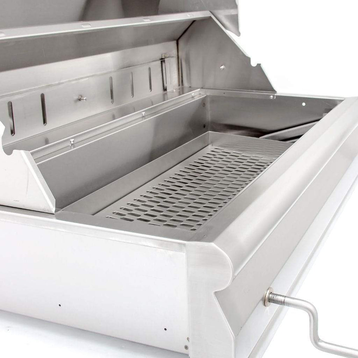 Blaze 32 inch stainless steel built-in charcoal grill – view 6