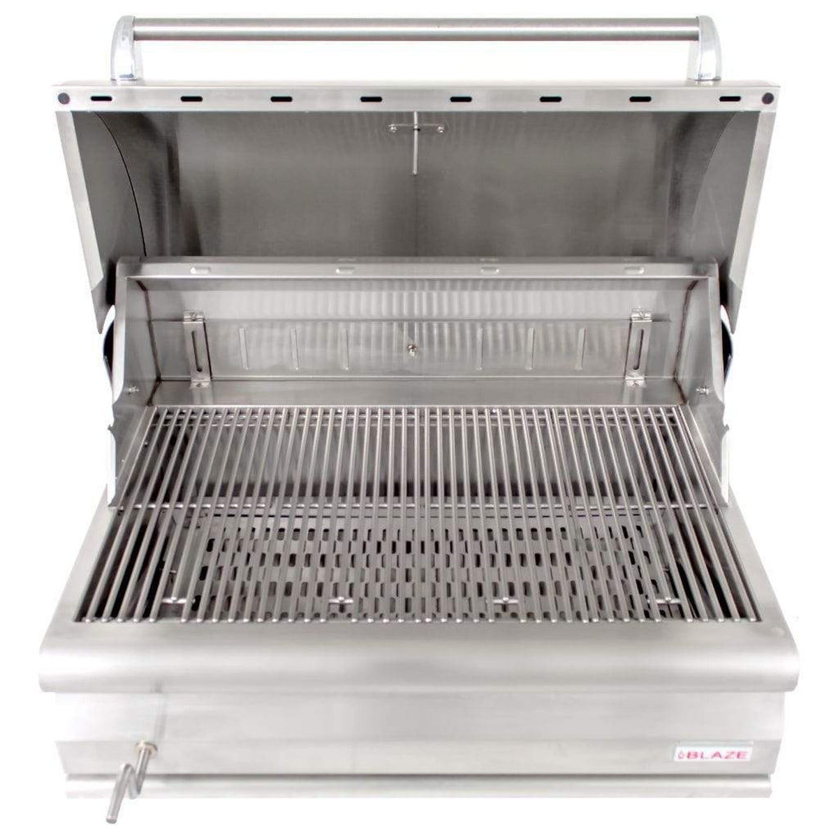 Blaze 32 inch stainless steel built-in charcoal grill – view 8