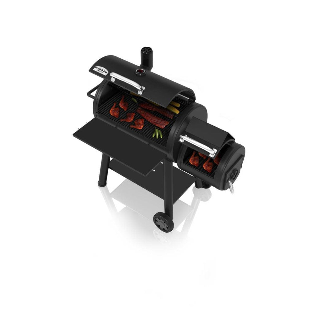 Broil King Regal Charcoal Offset 500 smoker and grill – view 3