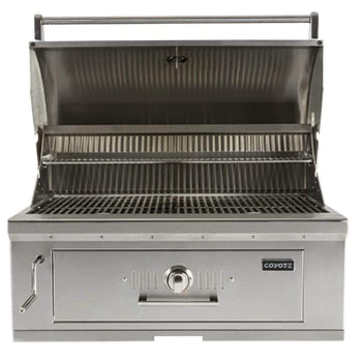 Coyote 36 inch built-in stainless steel charcoal grill – view 2