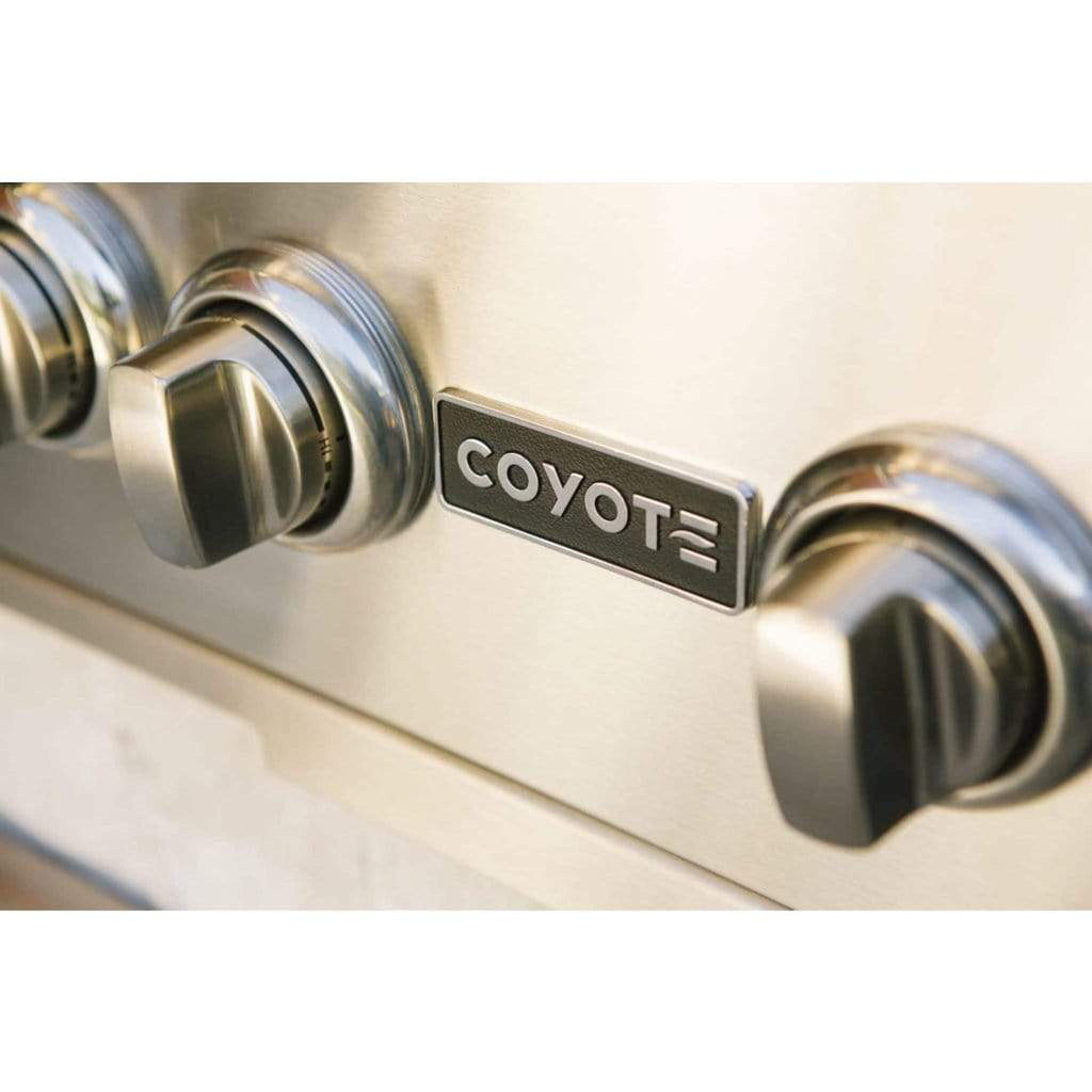 Coyote 36 inch built-in stainless steel charcoal grill – view 5