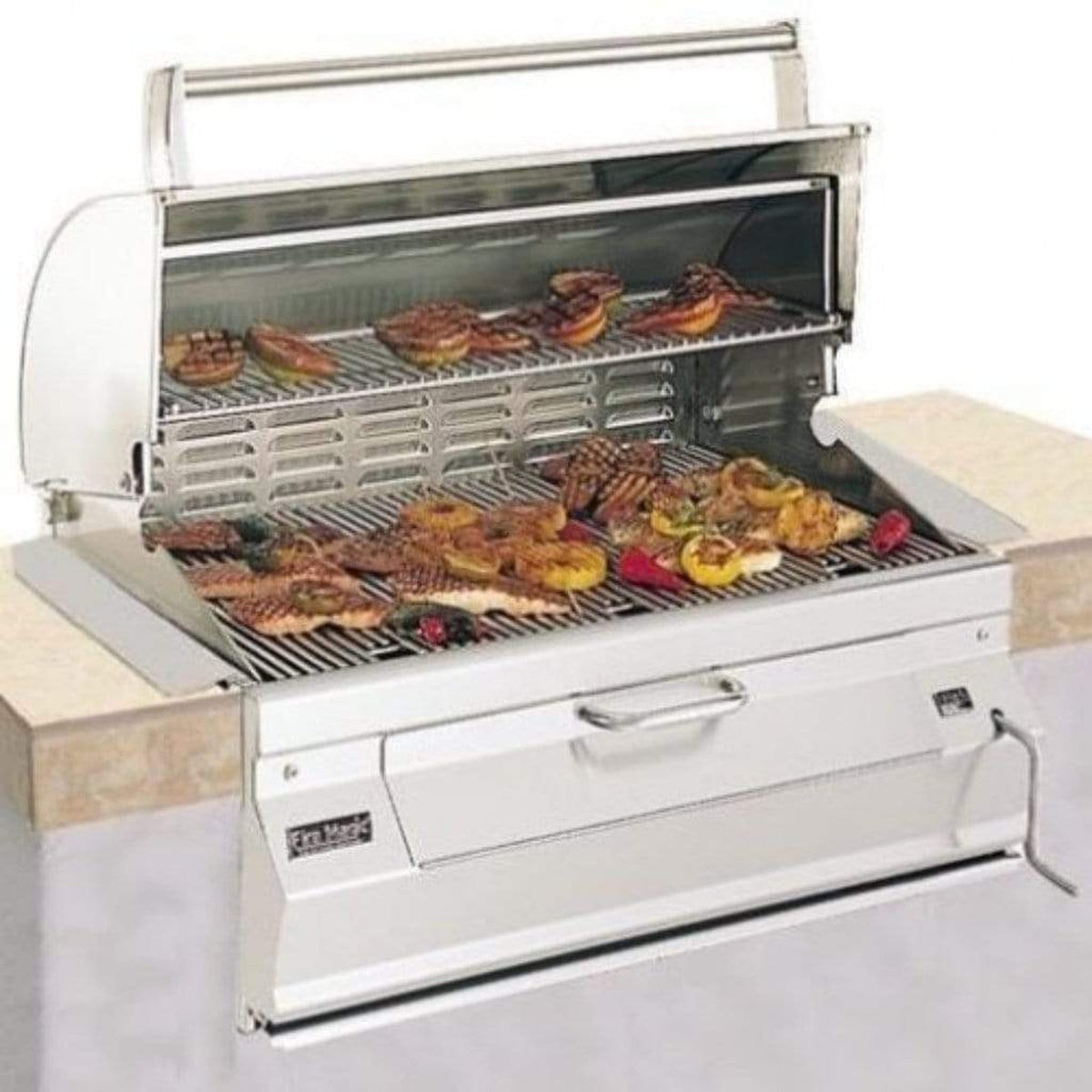 Fire Magic Legacy 30 inch stainless steel built-in charcoal grill – view 2