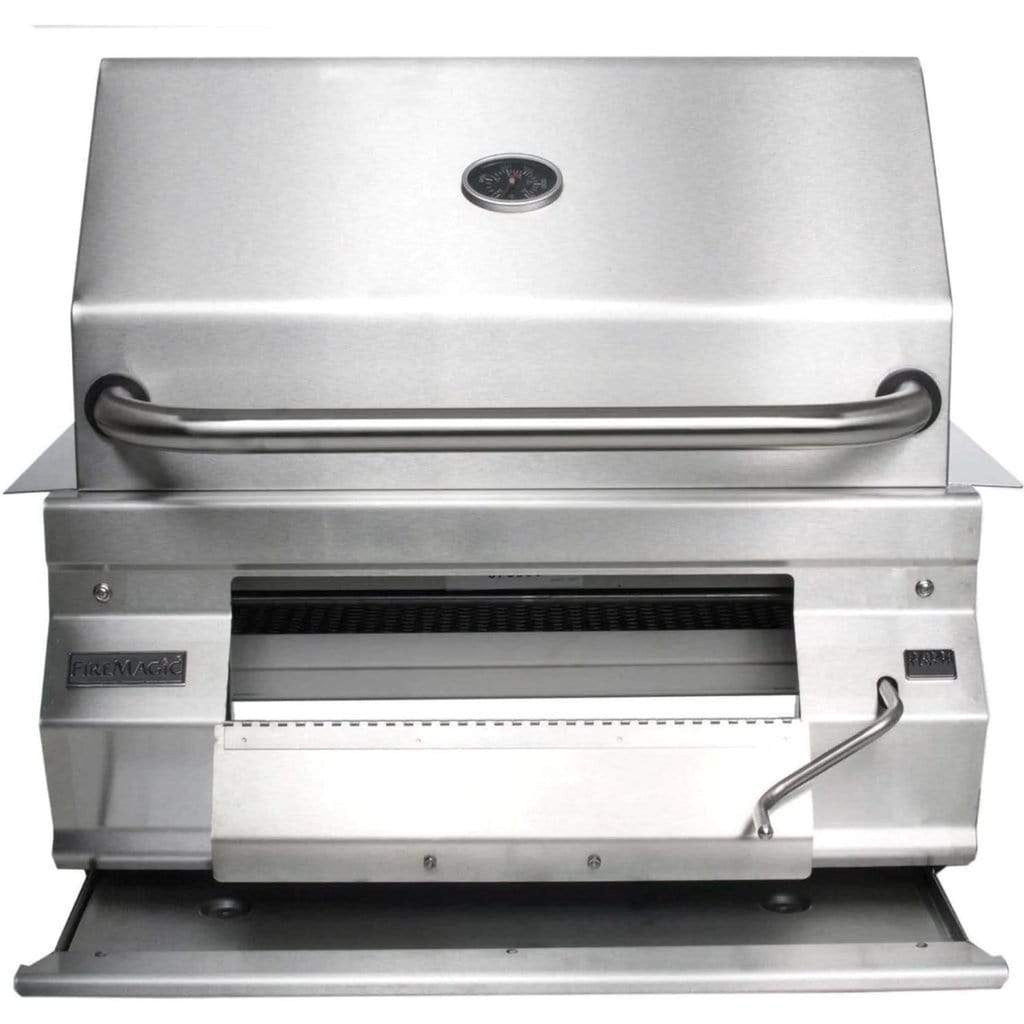 Fire Magic Legacy 30 inch stainless steel built-in charcoal grill – view 3