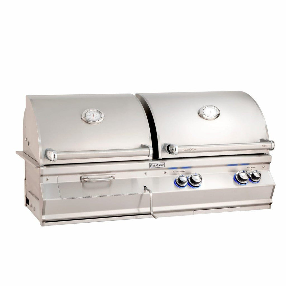 Fire Magic Aurora A830i 46 inch built-in gas and charcoal combination grill