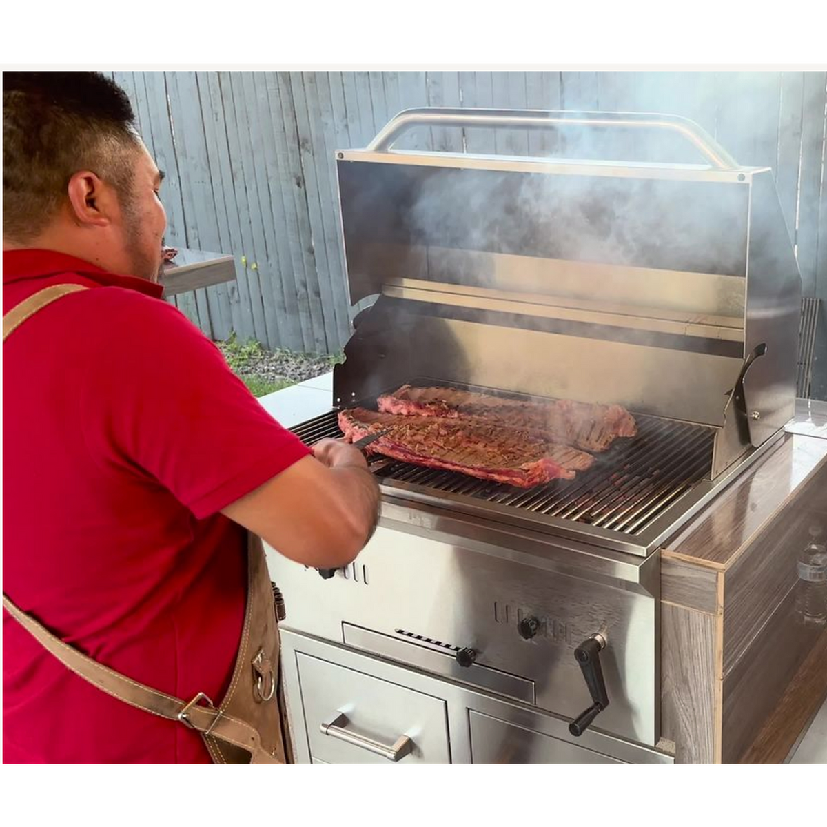 Kokomo Grills 32 inch built-in stainless steel charcoal grill – view 12