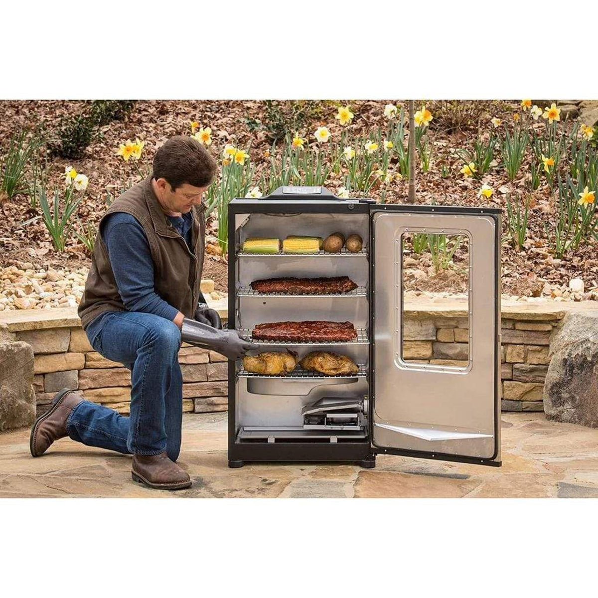 Masterbuilt 40 inch digital Bluetooth electric smoker – view 6
