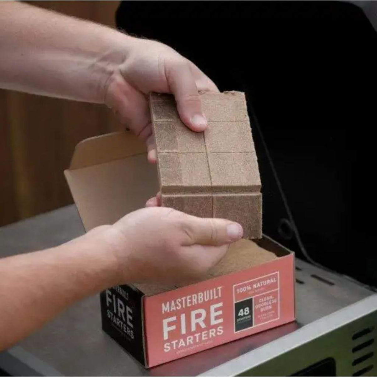 Box of 48 Masterbuilt paraffin fire starter cubes – view 4