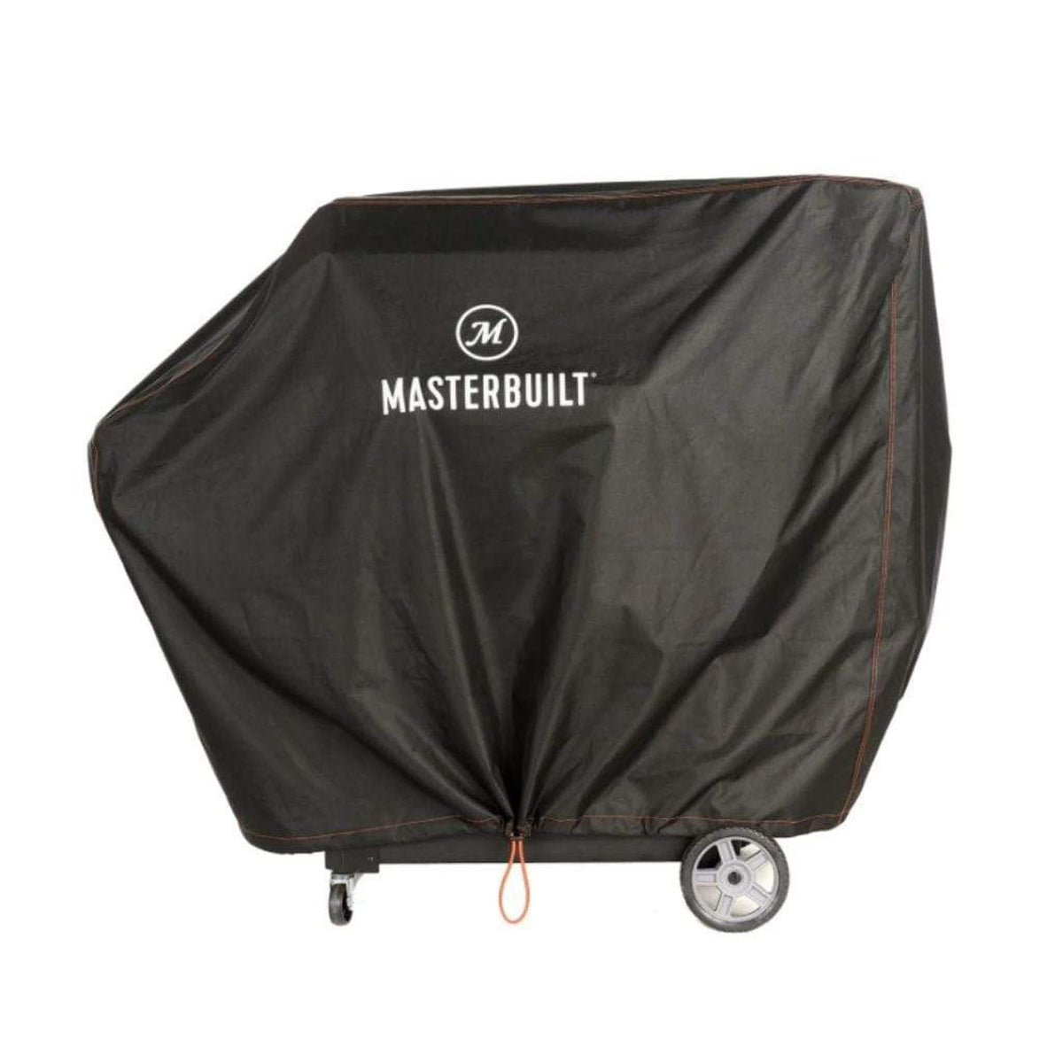 Black Masterbuilt cover fitted over a Gravity Series 1050 grill