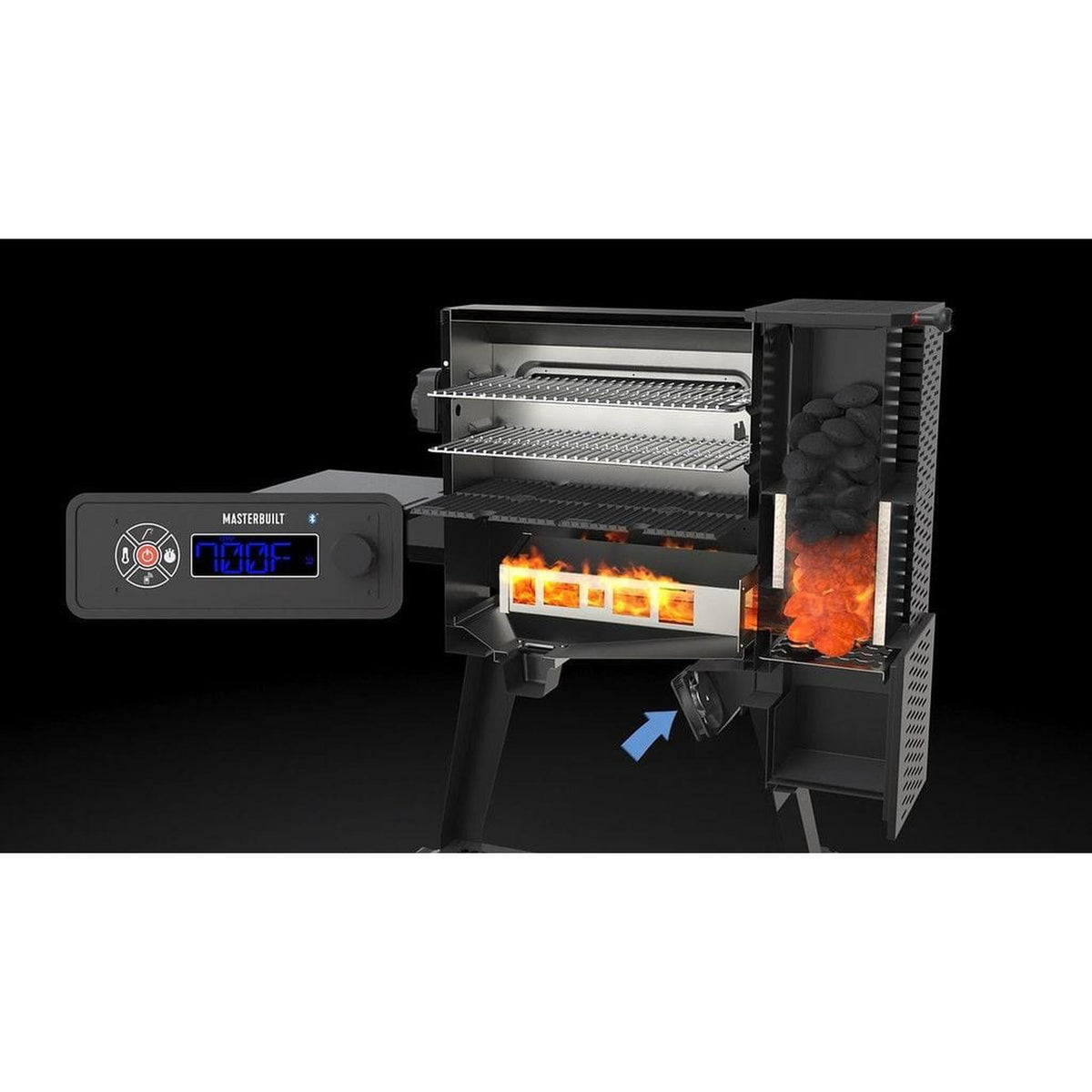 Masterbuilt Gravity Series 560 digital charcoal grill and smoker – view 8