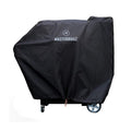 Black Masterbuilt cover fitted over a Gravity Series 800 grill