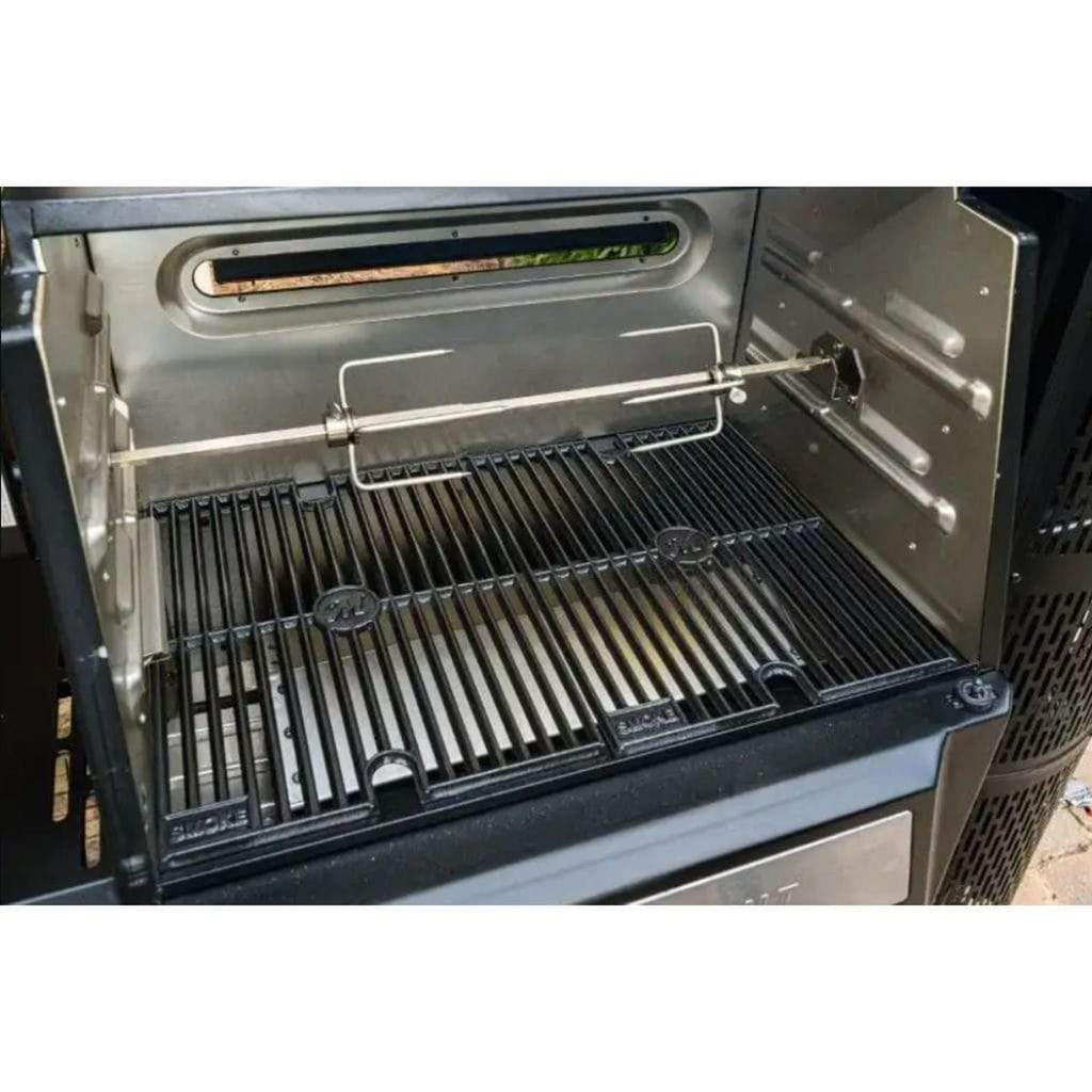 Masterbuilt Gravity Series rotisserie kit with spit rod, claws and motor – view 4