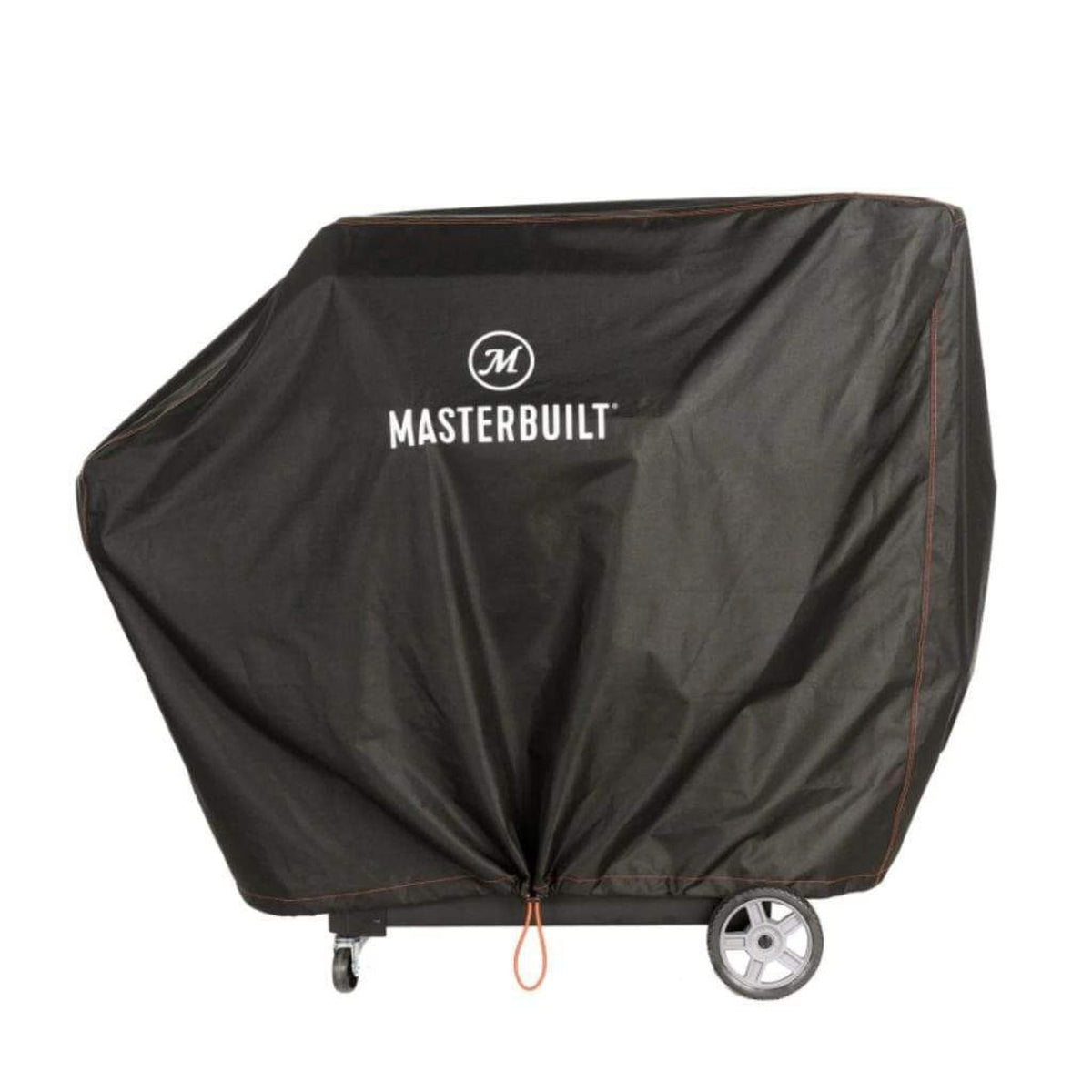 Black Masterbuilt cover fitted over a Gravity Series 560 grill