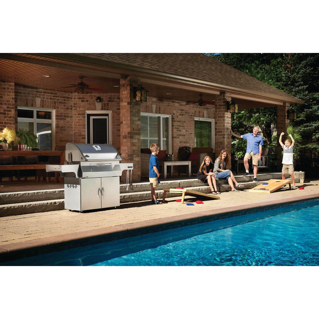 Napoleon Charcoal Professional PRO605 stainless steel freestanding charcoal grill – view 4