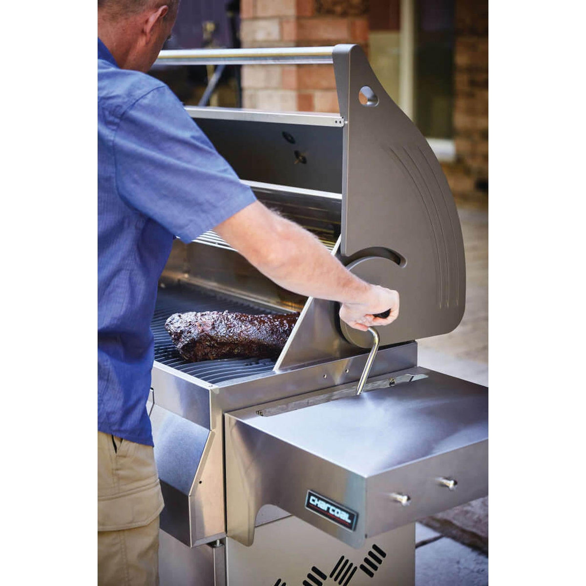 Napoleon Charcoal Professional PRO605 stainless steel freestanding charcoal grill – view 5