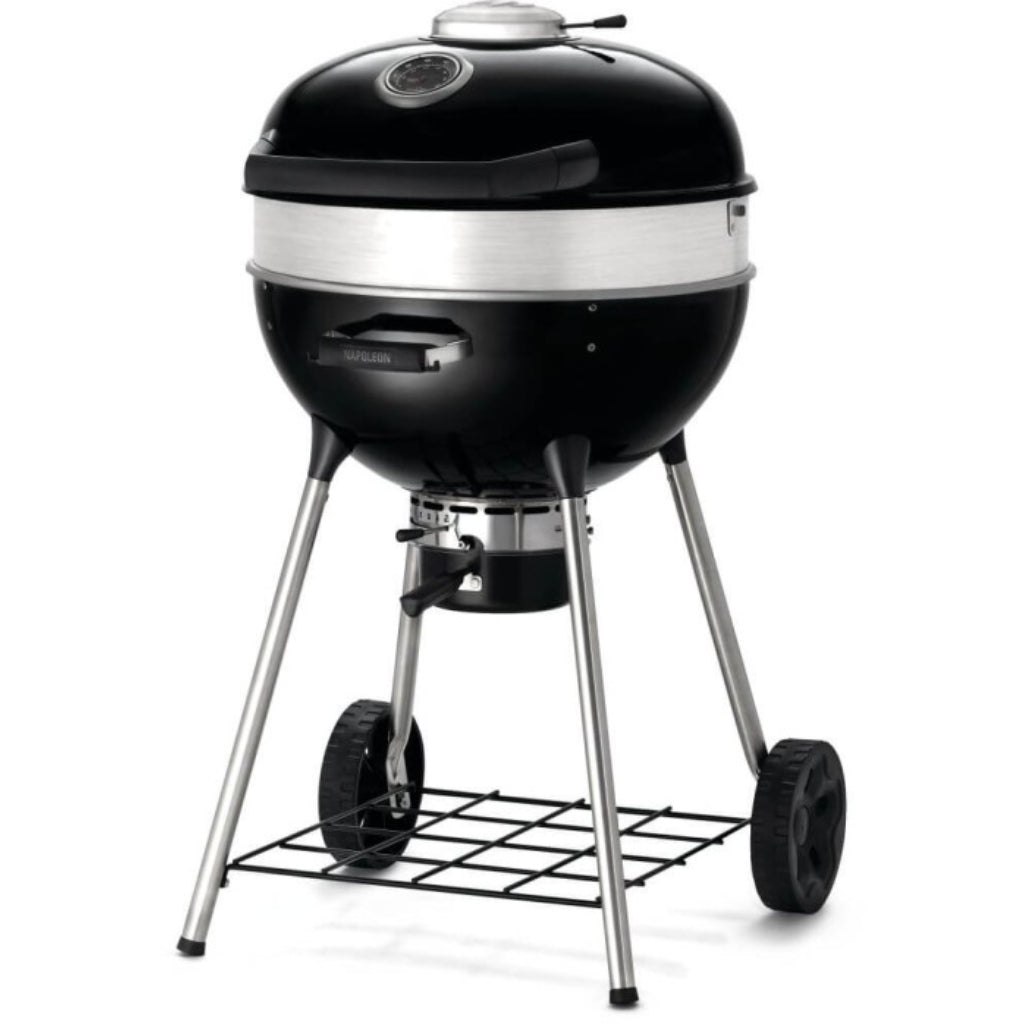 Black Napoleon PRO22 22 inch charcoal kettle grill – view 2
