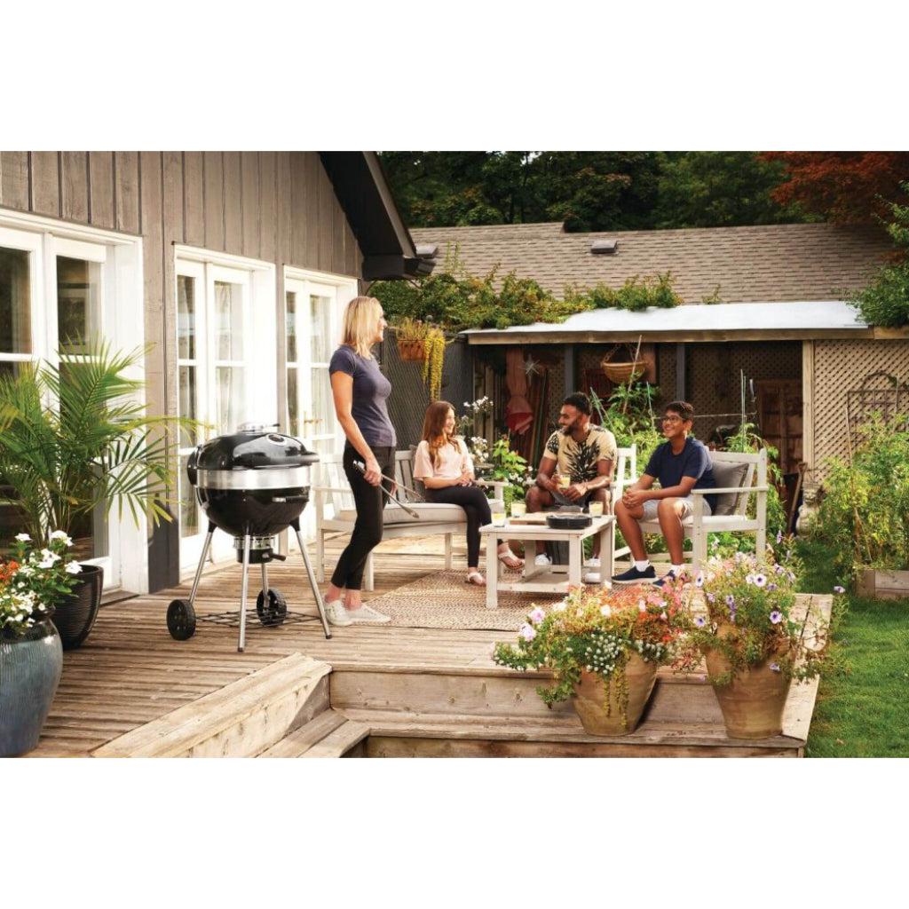 Black Napoleon PRO22 22 inch charcoal kettle grill – view 4