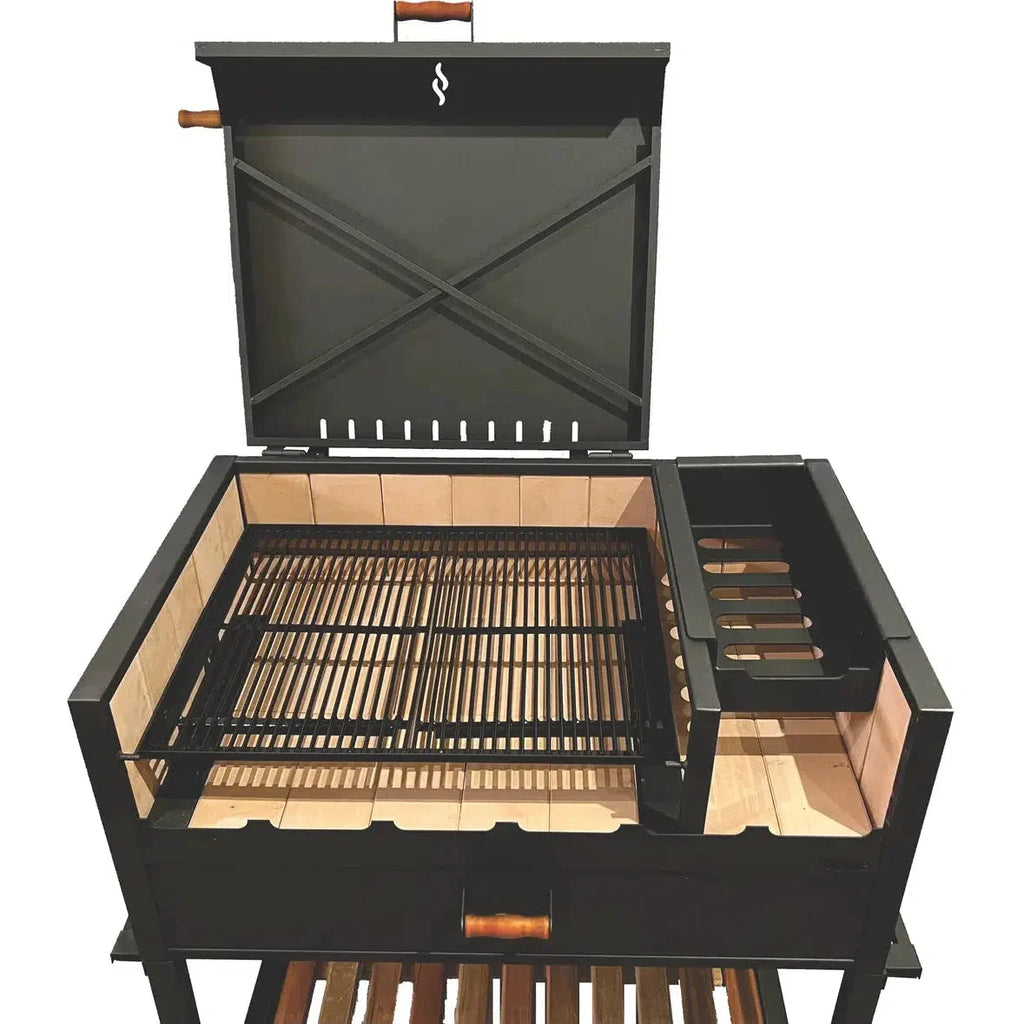 Black Ñuke Delta 47 inch Argentine wood-burning gaucho grill – view 3