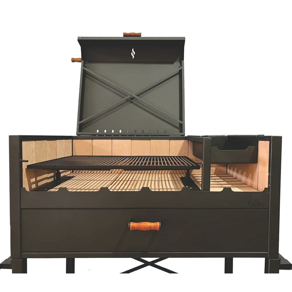 Black Ñuke Delta 47 inch Argentine wood-burning gaucho grill – view 4
