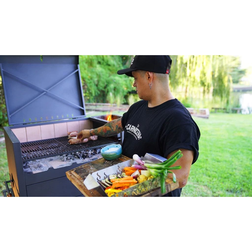 Black Ñuke Delta 47 inch Argentine wood-burning gaucho grill – view 5