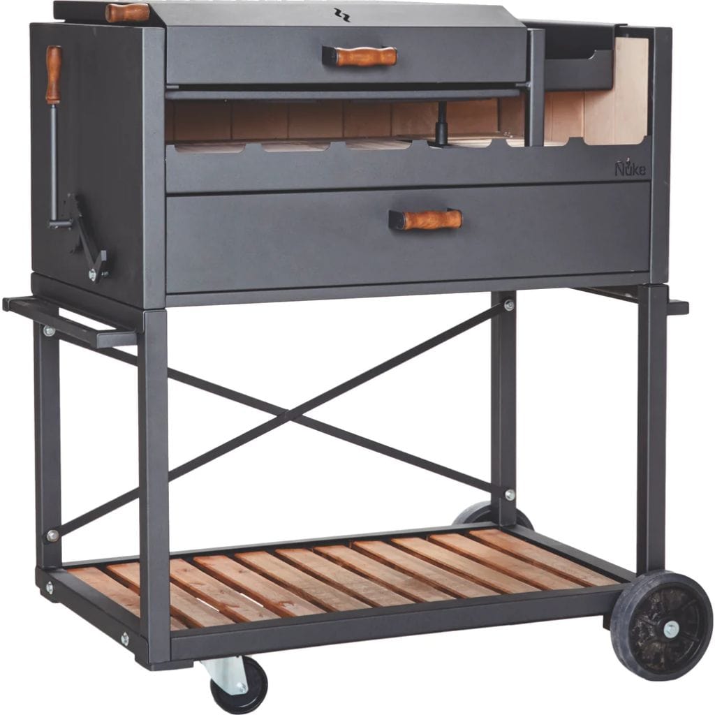 Black Ñuke Delta 47 inch Argentine wood-burning gaucho grill – view 6