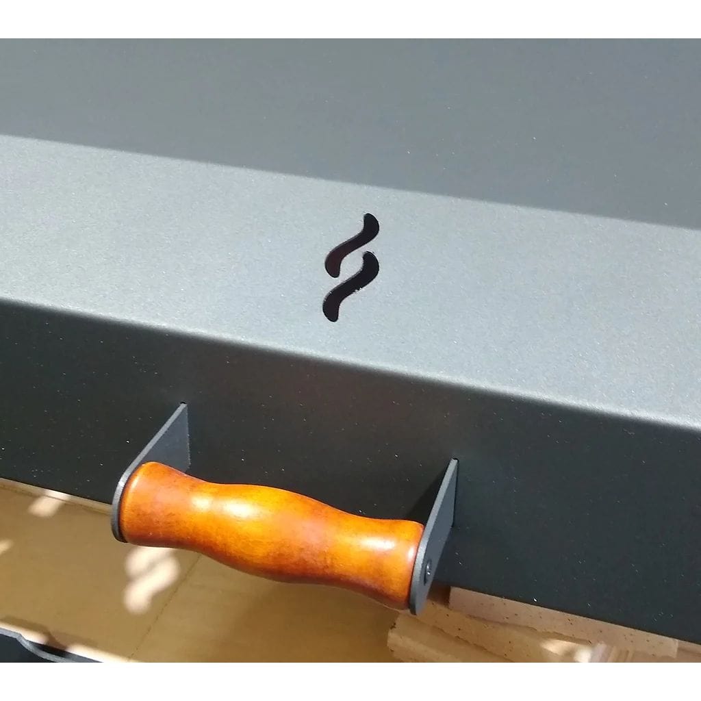 Black Ñuke Delta 47 inch Argentine wood-burning gaucho grill – view 7