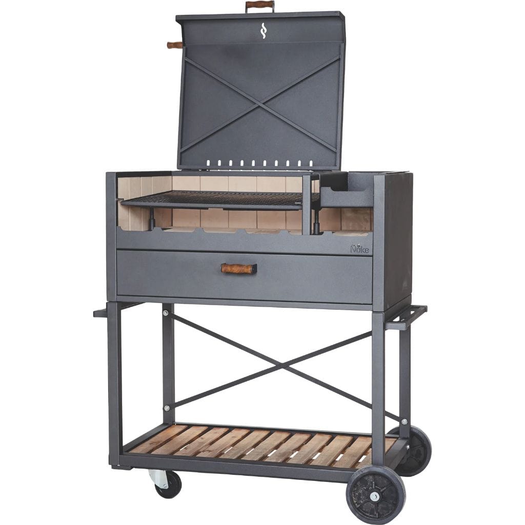 Black Ñuke Delta 47 inch Argentine wood-burning gaucho grill