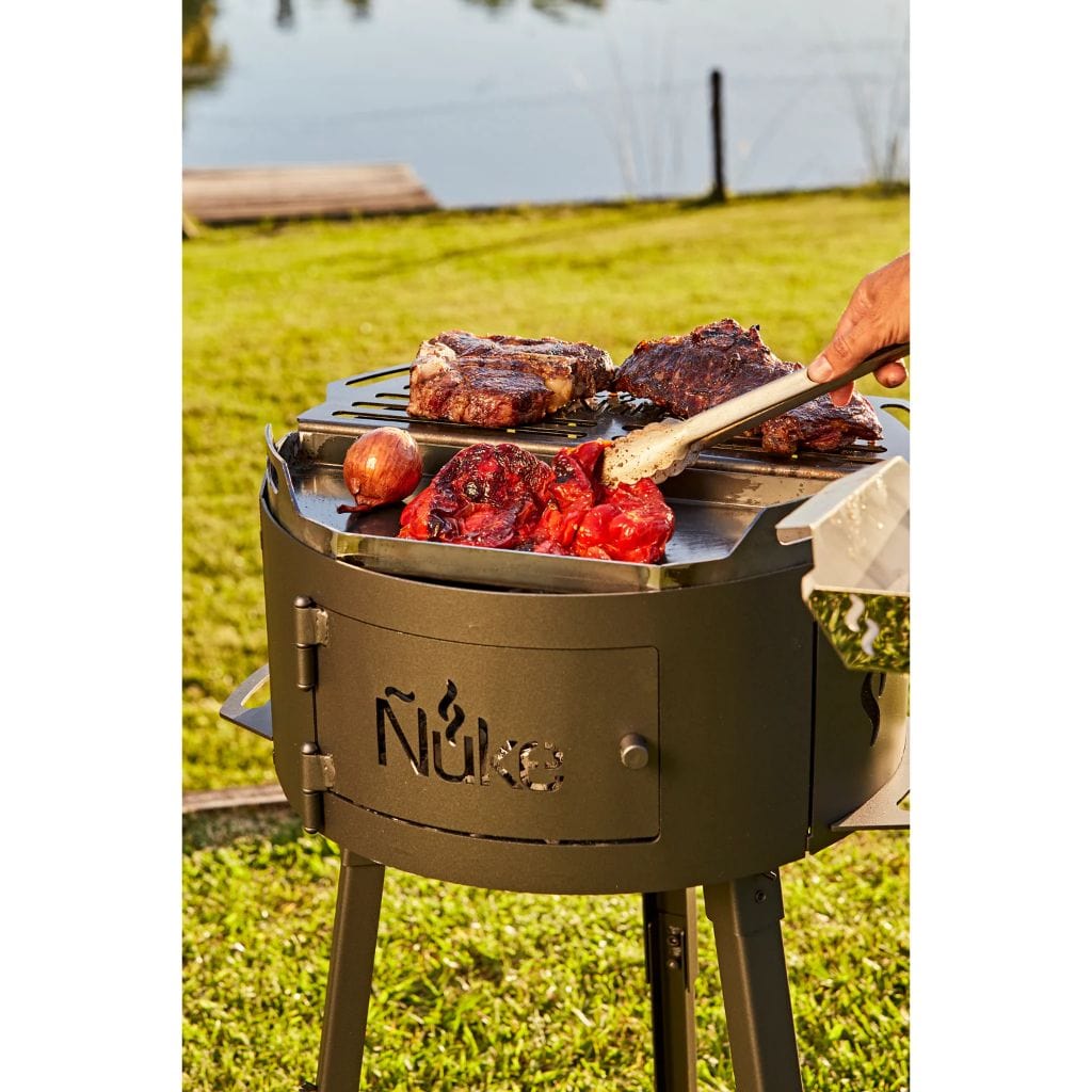 Ñuke Malevo portable cowboy charcoal grill and fire pit