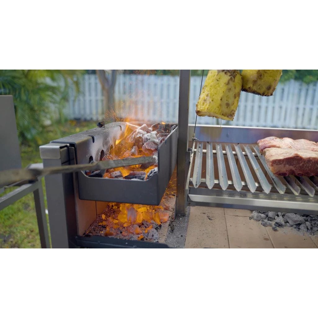 Ñuke Puma 52 inch Argentine gaucho grill with Santa Maria control wheel – view 10