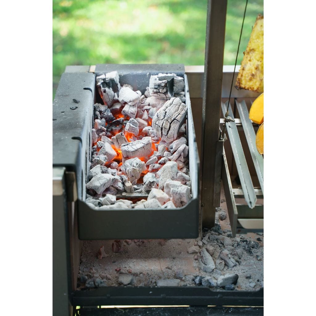 Ñuke Puma 52 inch Argentine gaucho grill with Santa Maria control wheel – view 11