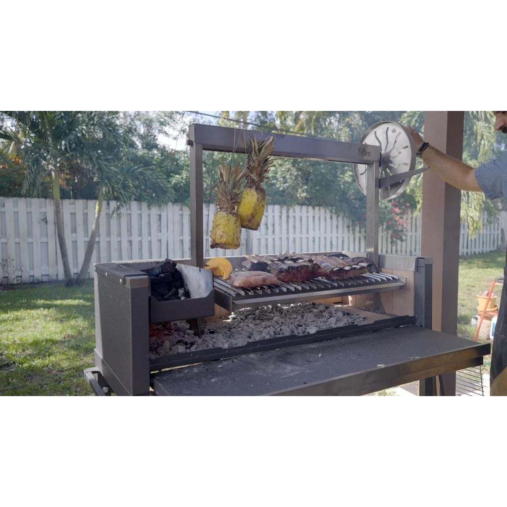Ñuke Puma 52 inch Argentine gaucho grill with Santa Maria control wheel – view 6