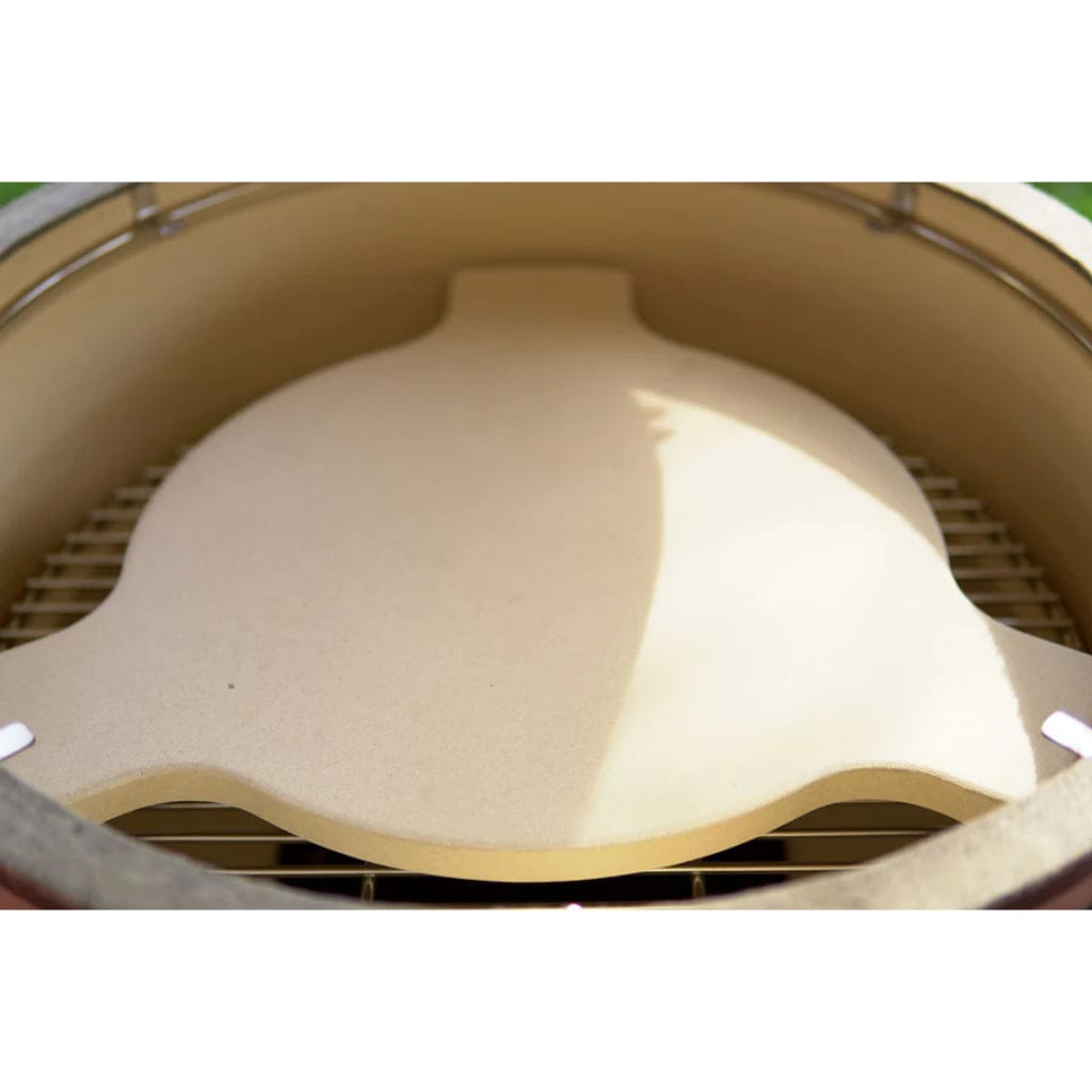 SnS Grills Slow N Sear Deluxe 22 inch ceramic kamado grill with side shelves – view 5