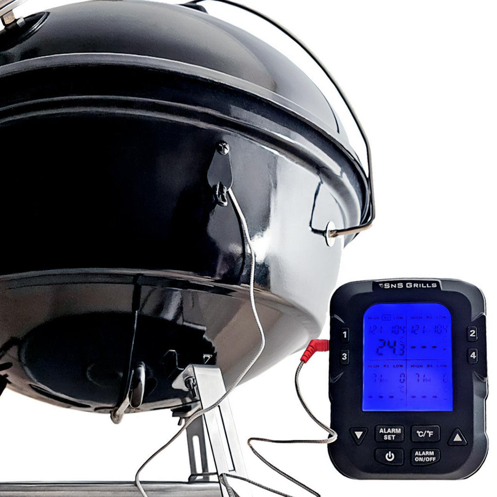 Black SnS Grills Home N Roam 18 inch travel kettle charcoal grill – view 6
