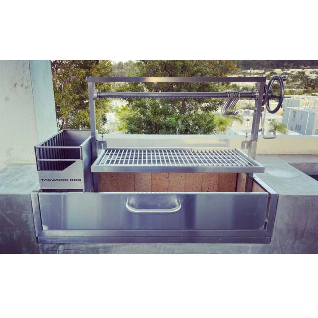 Tagwood BBQ BBQ05SS 48 inch stainless steel built-in Argentine Santa Maria grill – view 11