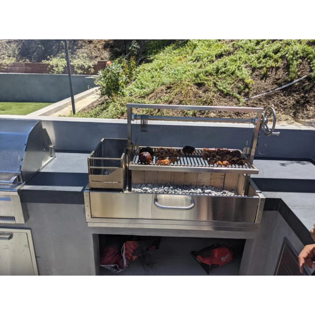 Tagwood BBQ BBQ05SS 48 inch stainless steel built-in Argentine Santa Maria grill – view 15