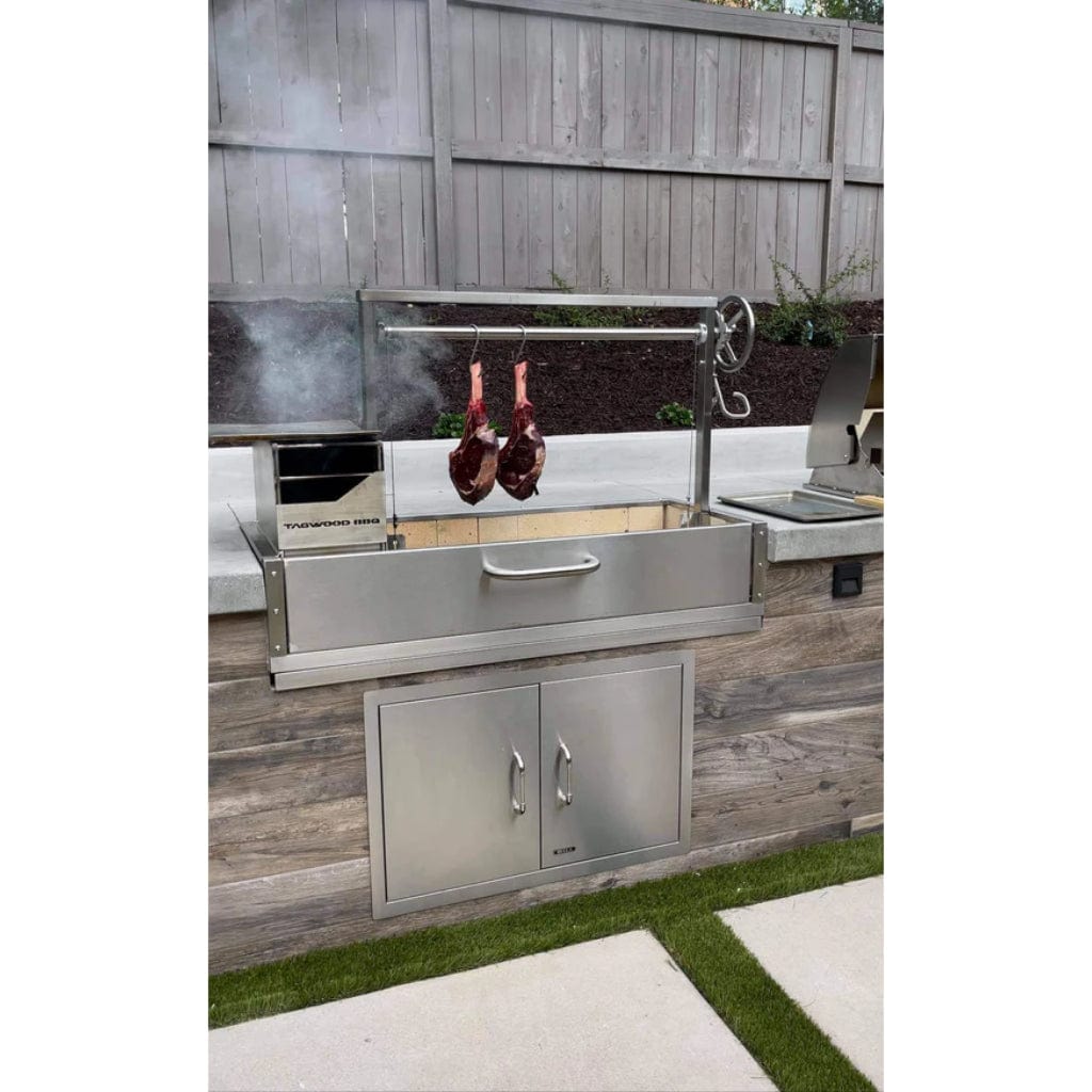 Tagwood BBQ BBQ05SS 48 inch stainless steel built-in Argentine Santa Maria grill – view 16