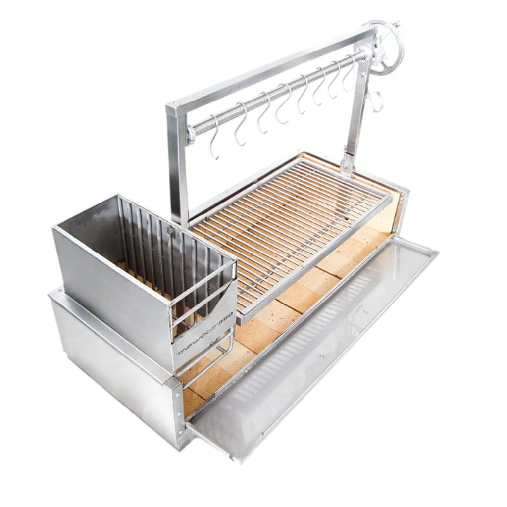 Tagwood BBQ BBQ05SS 48 inch stainless steel built-in Argentine Santa Maria grill – view 4