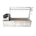 Tagwood BBQ BBQ05SS 48 inch stainless steel built-in Argentine Santa Maria grill