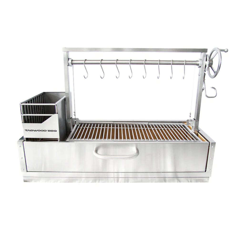 Tagwood BBQ BBQ05SS 48 inch stainless steel built-in Argentine Santa Maria grill