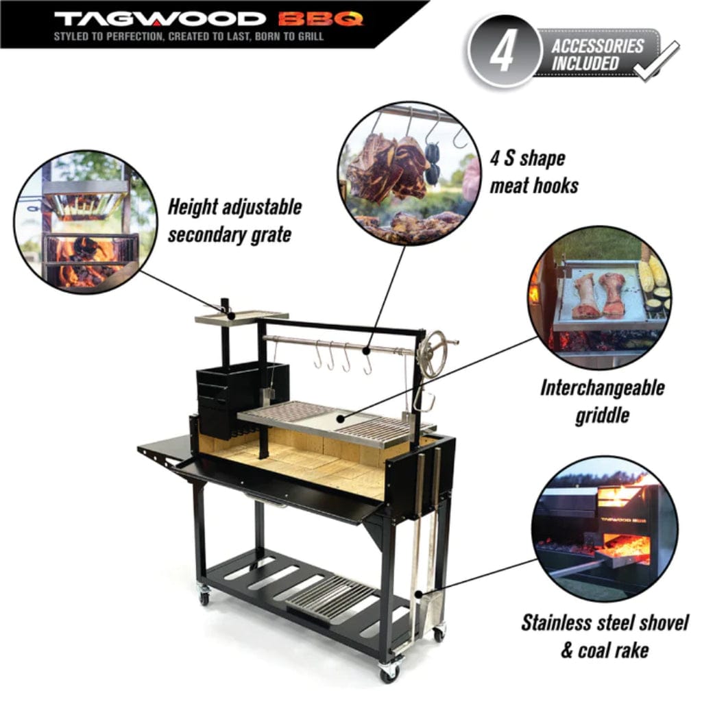 Tagwood BBQ Chief Series BBQ03SI 68 inch Argentine Santa Maria grill – view 14