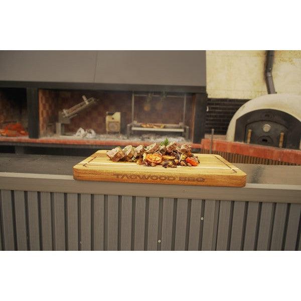 Tagwood BBQ BBQ09SS 40 inch stainless steel Argentine grill insert with V-shaped grates – view 20
