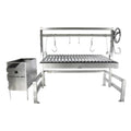 Tagwood BBQ BBQ09SS 40 inch stainless steel Argentine grill insert with V-shaped grates