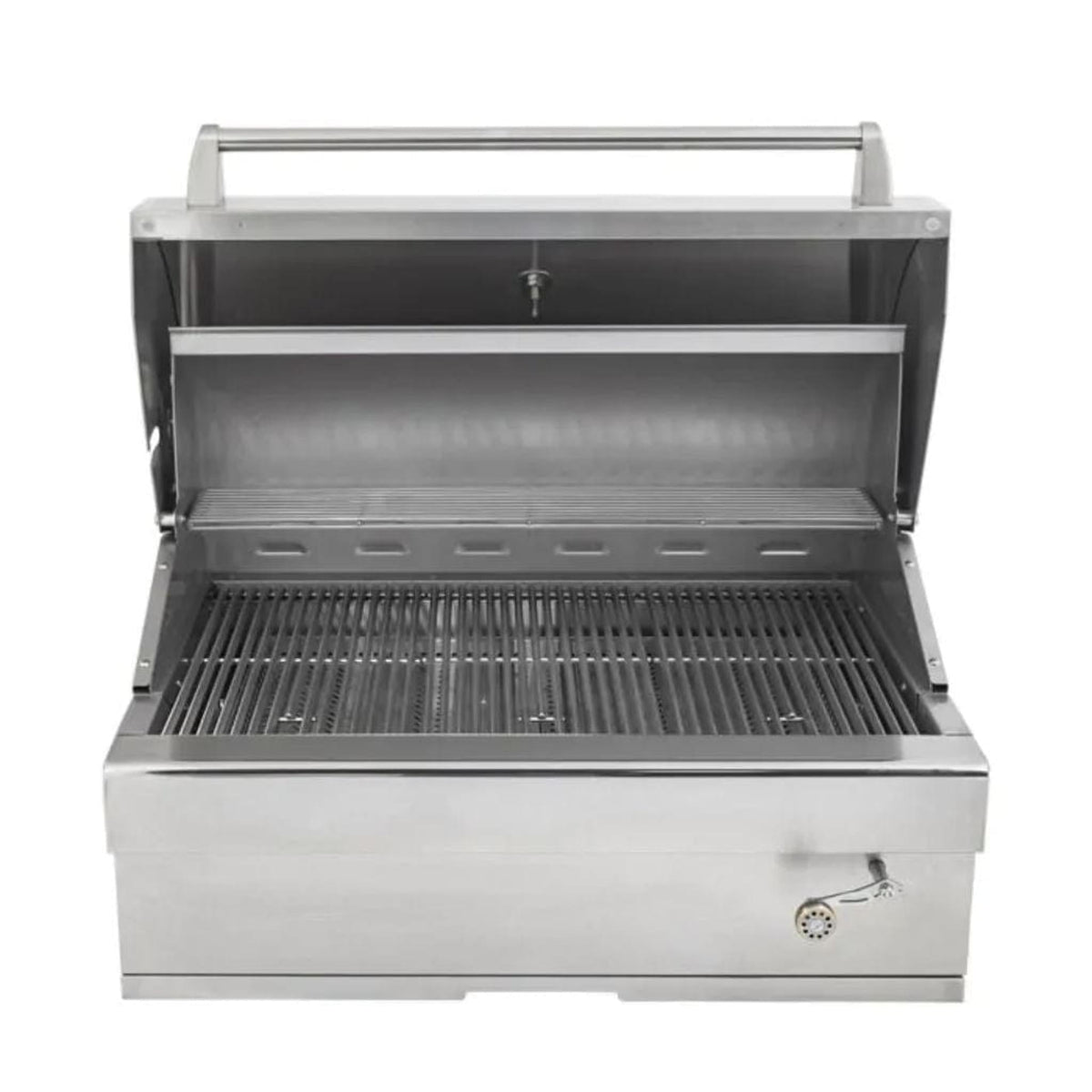 Turbo 32 inch stainless steel built-in charcoal grill – view 3