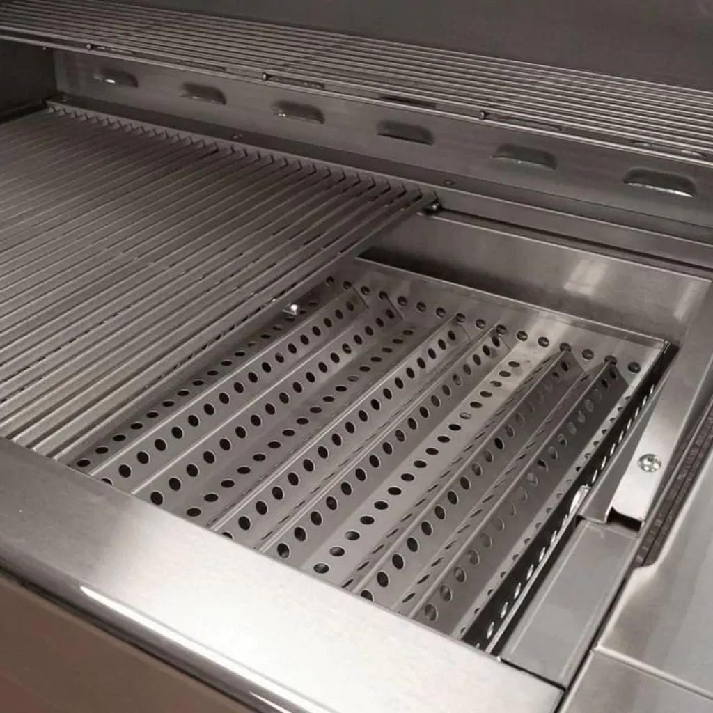 Turbo 32 inch stainless steel built-in charcoal grill – view 4